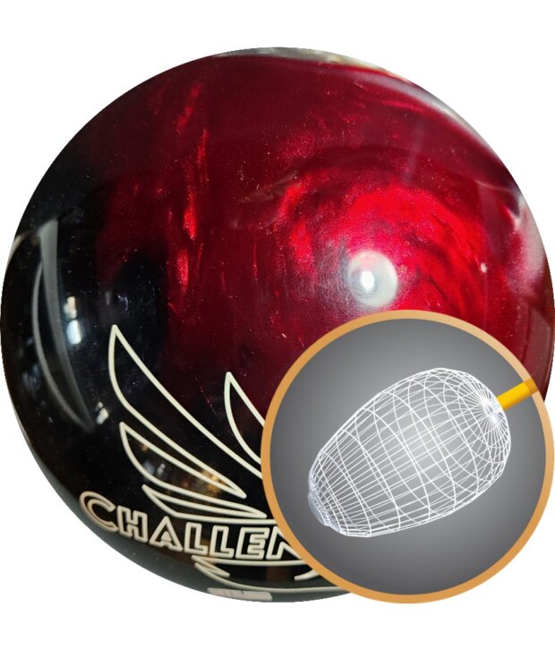 Challenger Rouge/Noir/Argent