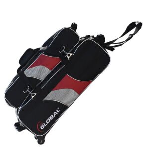 Sac 3 boules Tote Plus 900 Global Noir/Argent/Rouge