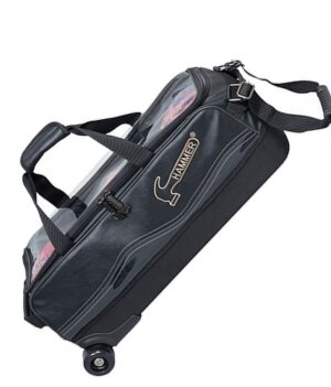 Sac 3 Boules Tote Simple Hammer Noir/Gris (effet cuir)