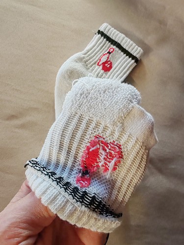 Chaussettes courtes femme (bordure noir)