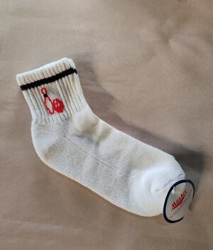 Chaussettes courtes femme (bordure noir)