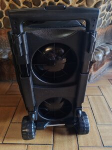 Sac 2 Boules Roulettes Strom Streamline Noir-Jaune-derrière