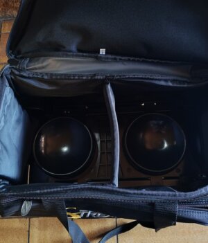 Sac 2 Boules Roulettes Storm Streamline Noir/Jaune