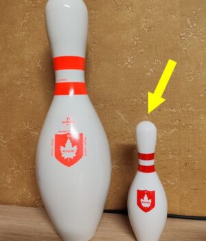 Mini Quille de Bowling (Blanche)