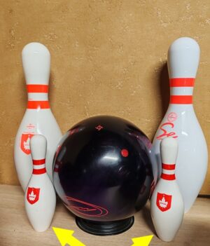 Mini Quille de Bowling (Blanche)