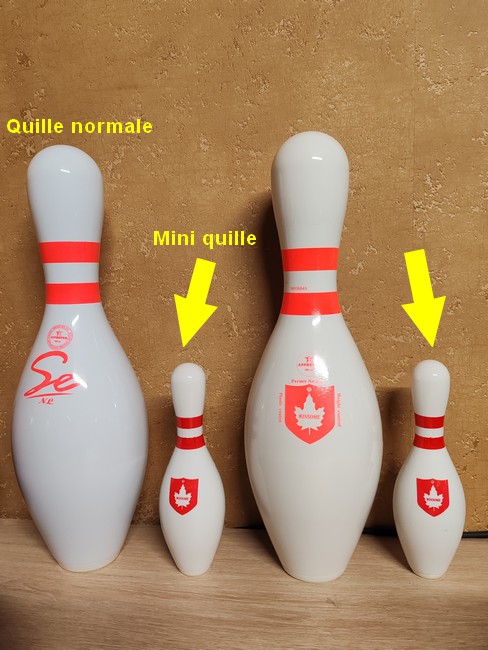 Mini Quille de Bowling (Blanche)