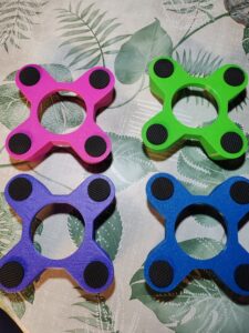 Supports boules rotatifs presentation dessous