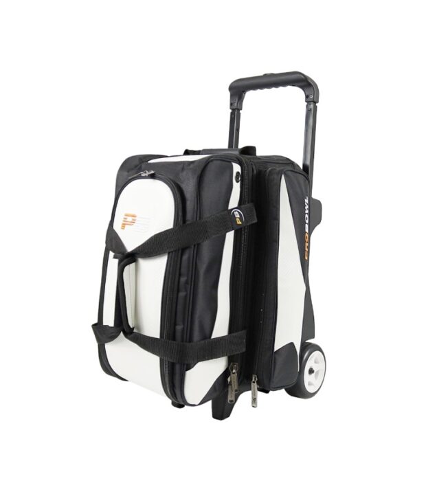 Sac 2 Boules Roulettes Deluxe ProBowl Blanc/Noir