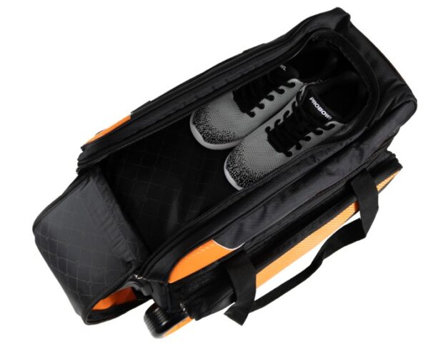 Sac 2 Boules Roulettes Deluxe ProBowl Orange/Noir