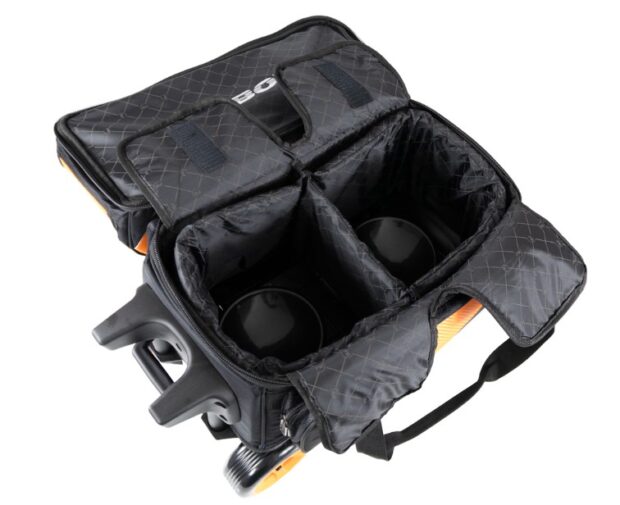 Sac 2 Boules Roulettes Deluxe ProBowl Orange/Noir