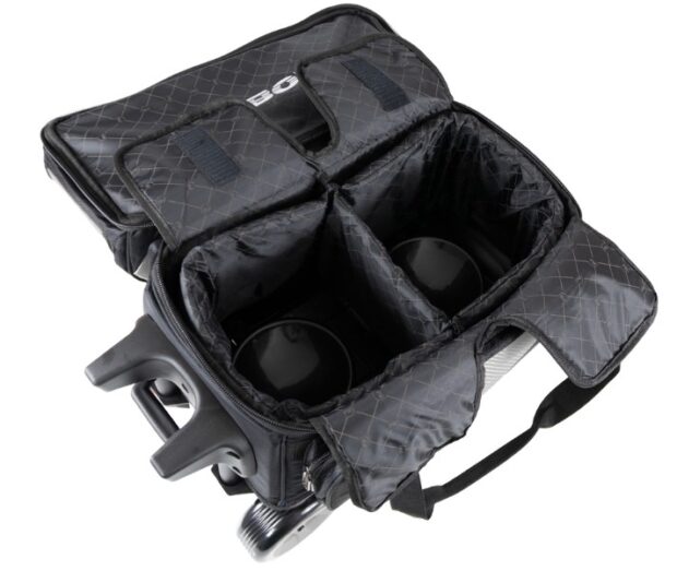 Sac 2 Boules Roulettes Deluxe ProBowl Argent/Noir