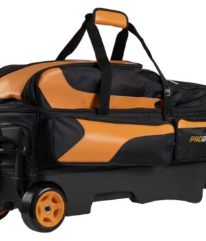 Sac 3 Boules Roulettes Deluxe ProBowl Orange/Noir