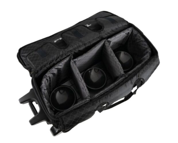 Sac 3 Boules Roulettes Deluxe ProBowl Argent/Noir