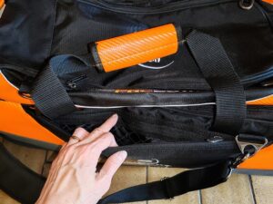 Sac 3 Boules Tote Plus ProBowl Orange-Noir-3
