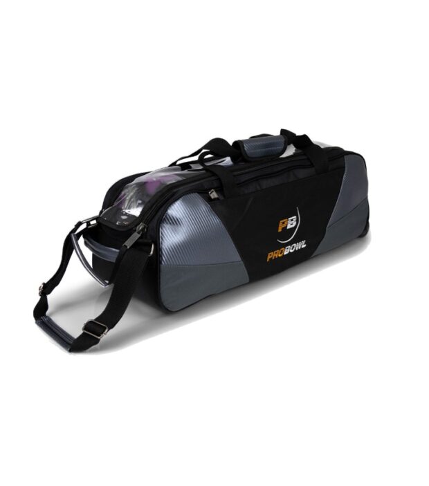 Sac 3 Boules Tote Simple ProBowl Noir/Gris