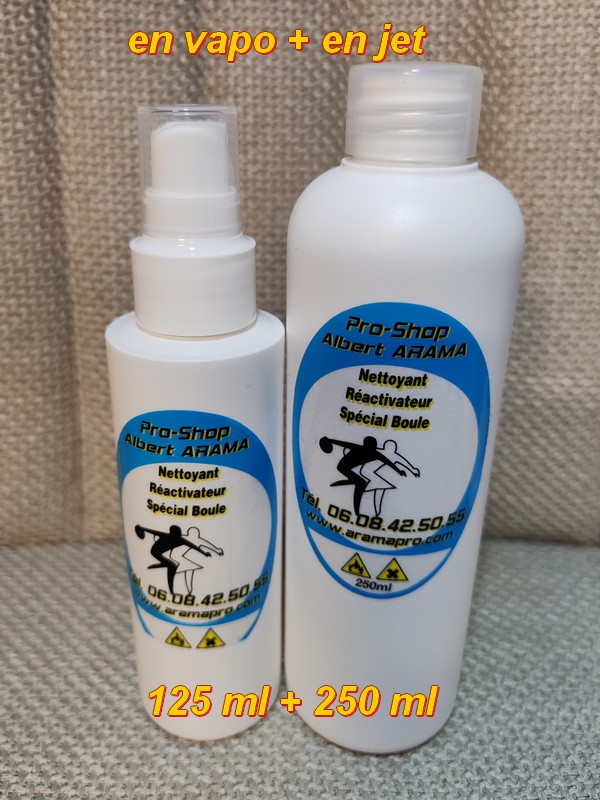 Nettoyant Réactivateur Boules lot de 125ml + 250ml