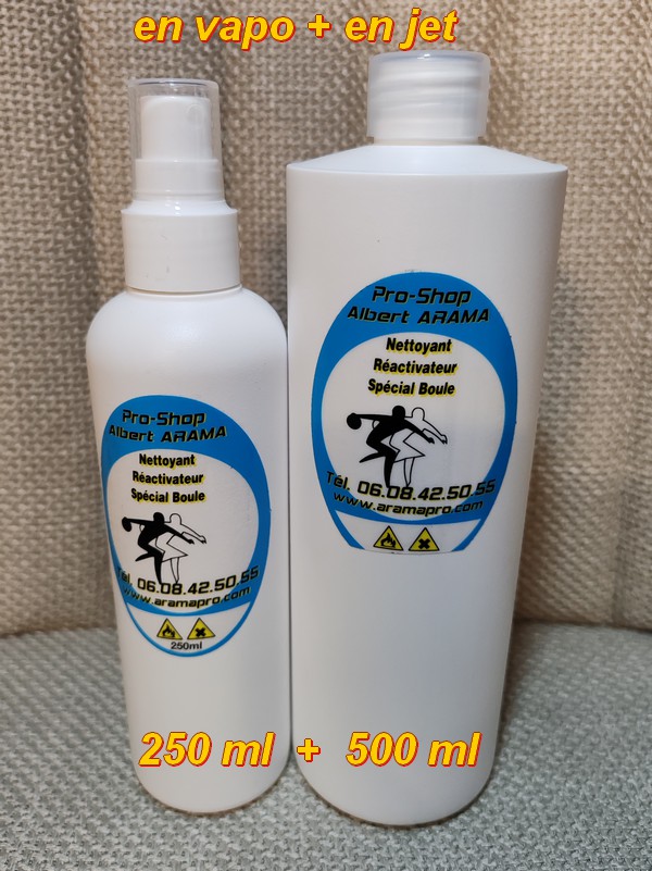 Nettoyant Réactivateur Boules lot de 250ml + 500ml
