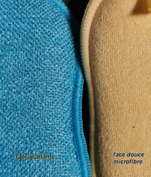 Pad éponge microfibre double face