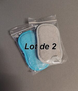 Pad éponge microfibre double face (lot de 2)