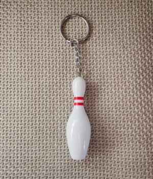 Porte-Clé Quille Blanche