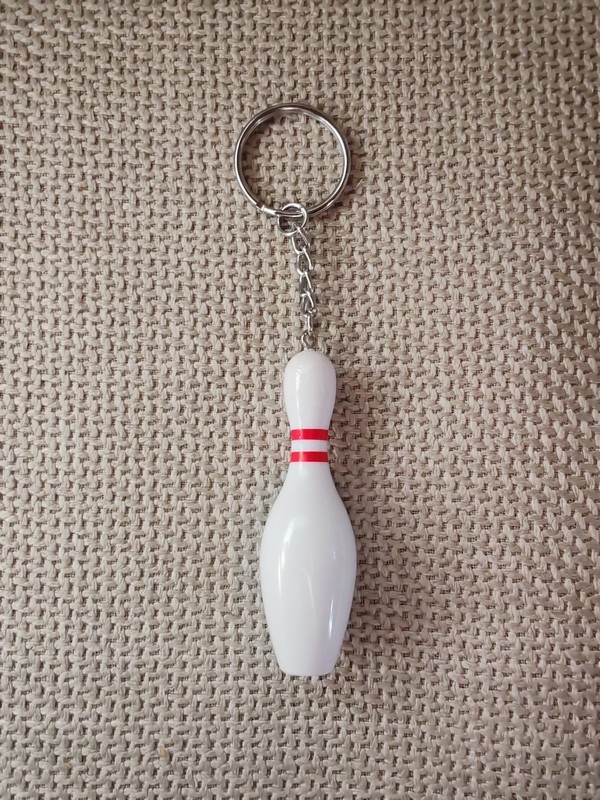 Porte-Clé Quille Blanche