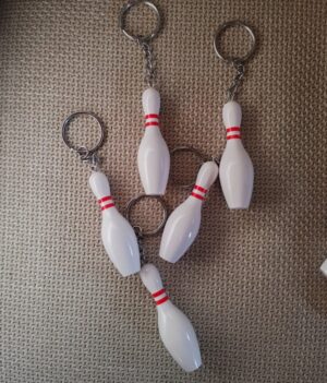 Porte-Clé Quille Blanche