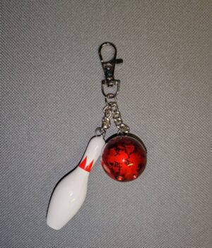 Porte-Clé Quille & Boule avec un crochet