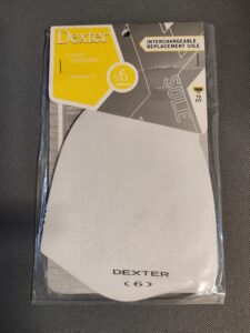 Semelle n°6 Dexter (blanc)
