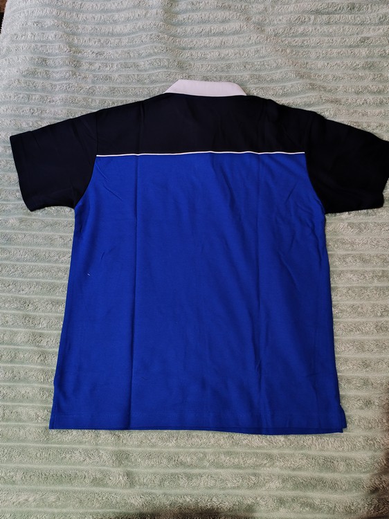 Ebonite Polo Bleu/Bleu Marine (Large)