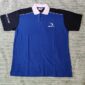 Ebonite Polo Bleu/Bleu Marine (Large)