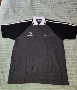 Ebonite Polo Gris/Noir (Large)