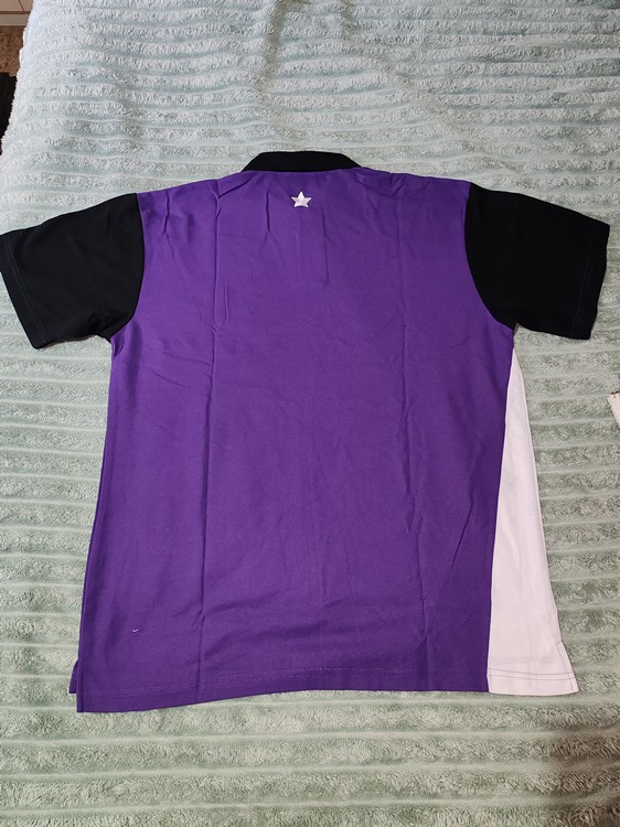 RotoGrip Polo Purple/Noir/Blanc (Large)